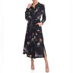 French Connection Kioa Long Sleeve Shirt Dress